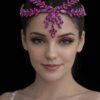 Dilek Gelin Aksesuarları Alınlık Mor DLK1224