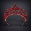 Dilek Gelin Aksesuarları After Tacı Kırmızı DLK1205