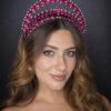 Dilek Gelin Aksesuarları After Tacı Mor DLK1205