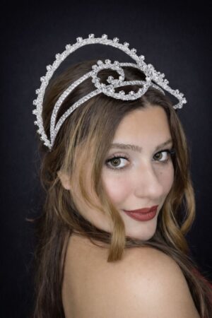 Dilek Gelin Aksesuarları After Tacı Beyaz DLK13