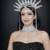 Dilek Gelin Aksesuarları Kına Tacı Beyaz DLK1206