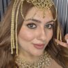 alınlık model 15 Dilek Gelin Aksesuarları Alınlık Gold Model 15